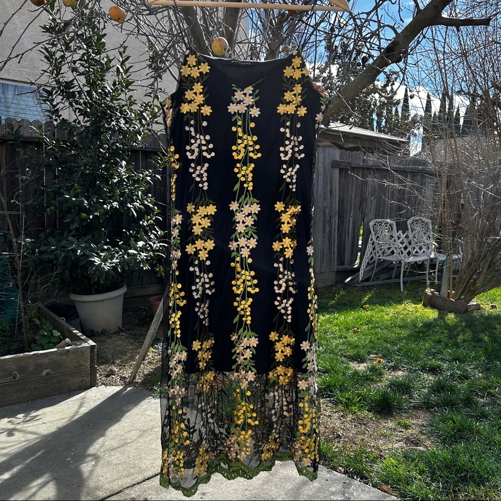 Midi Floral Cocktail Dress